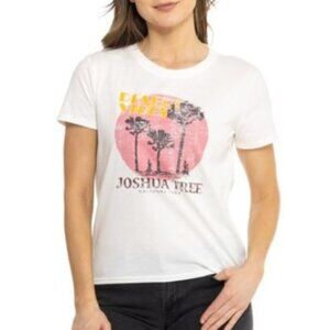 Born Outdoor Joshua Tree Desert Vibes Graphic T-Shirt Top White Size Medium NEW